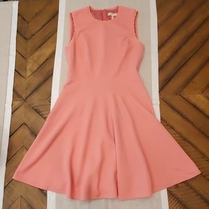 Rebecca Taylor Textured Fit and Flare Dress